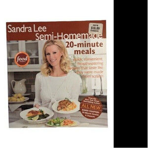 Semi-Homemade 20-Minute Meals Cookbook by Sandra Lee 2006 Color Paperback